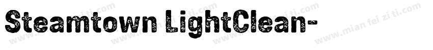 Steamtown LightClean字体转换